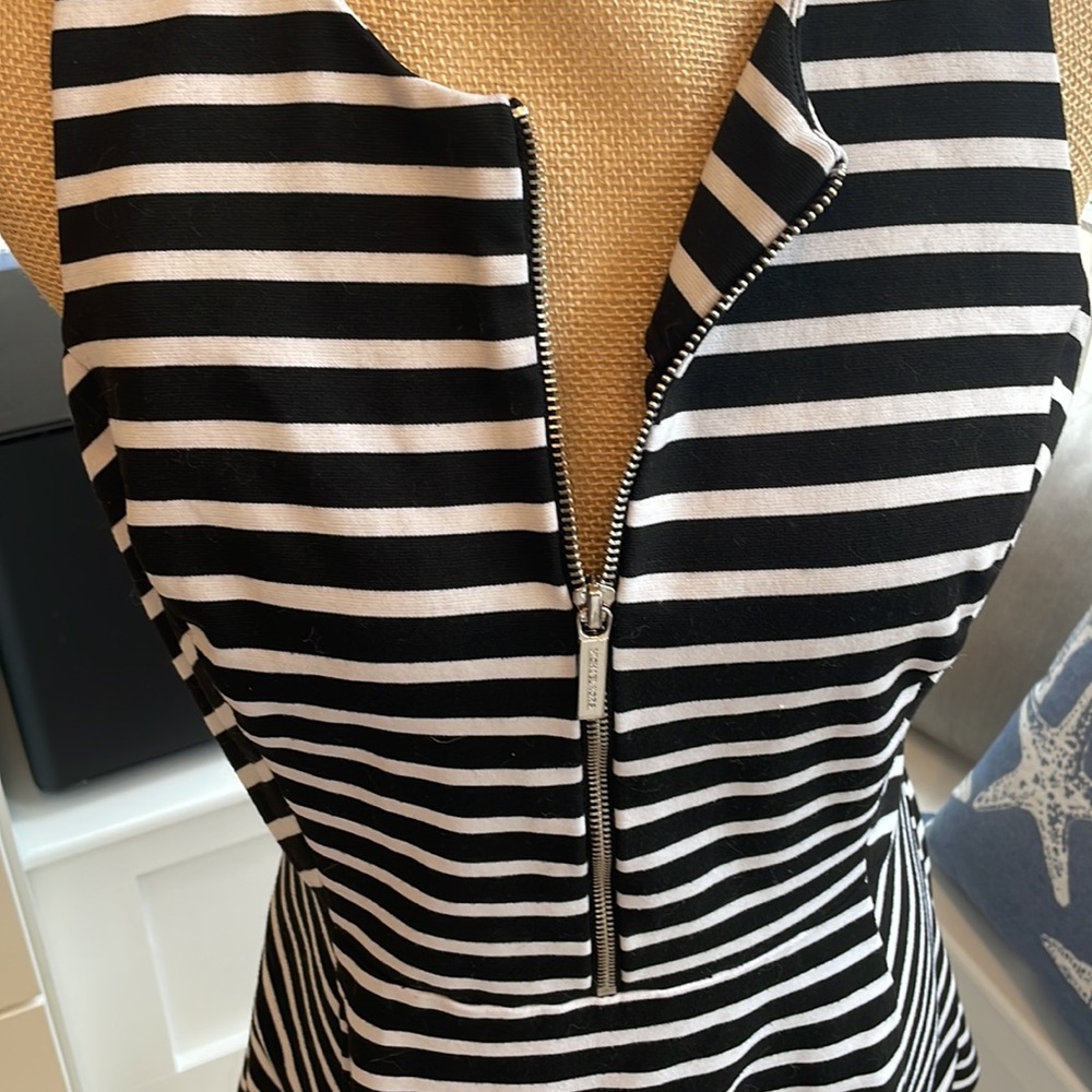 Michael Kors black and white stripe dress - Picture 3 of 8